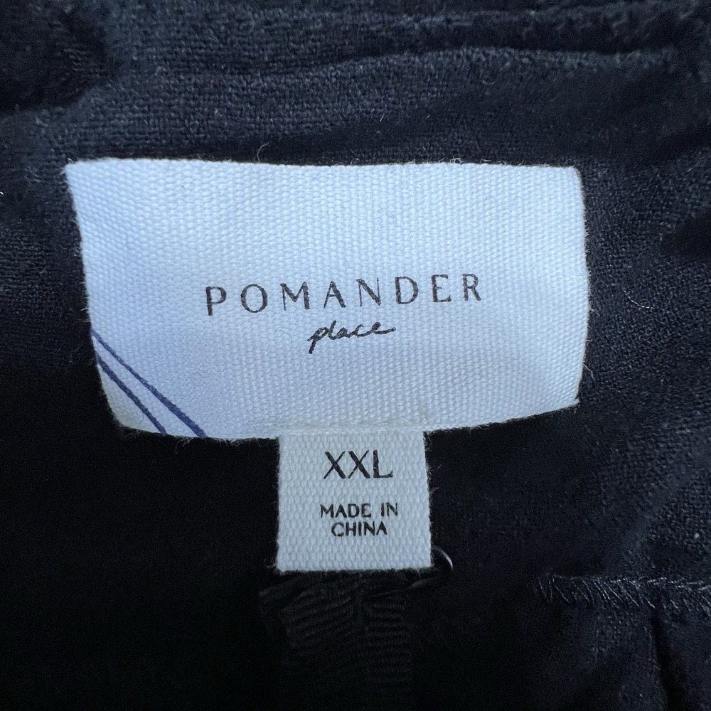 New! Pomander Place Tuckernuck Hazel Flutter Sleeve Dress XXL Plus Black - Picture 8 of 11